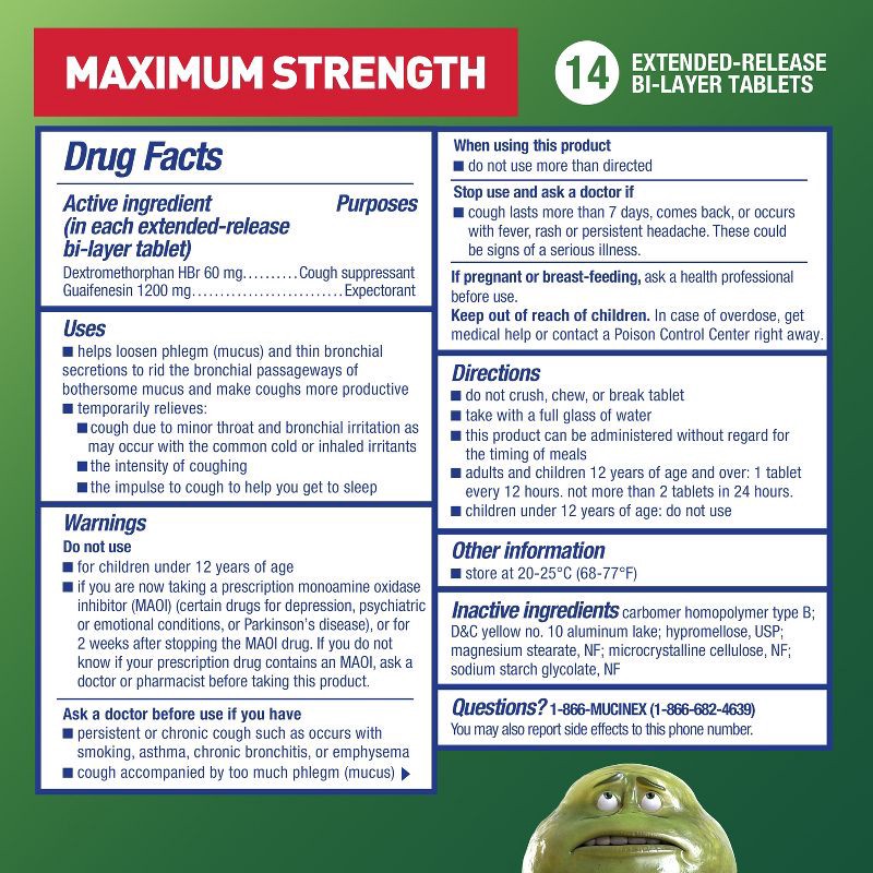 slide 3 of 12, Mucinex DM Max Strength 12 Hour Cough Medicine - Tablets - 14ct, 14 ct