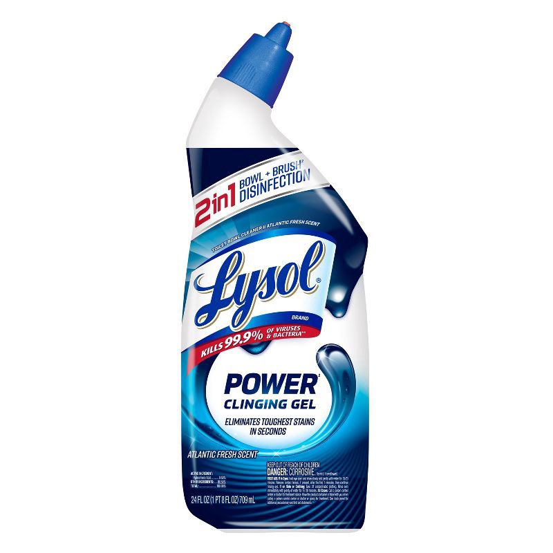 slide 1 of 9, Lysol Power Clinging Gel - 24 fl oz, 24 fl oz