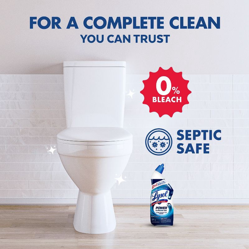 slide 8 of 9, Lysol Power Clinging Gel - 24 fl oz, 24 fl oz