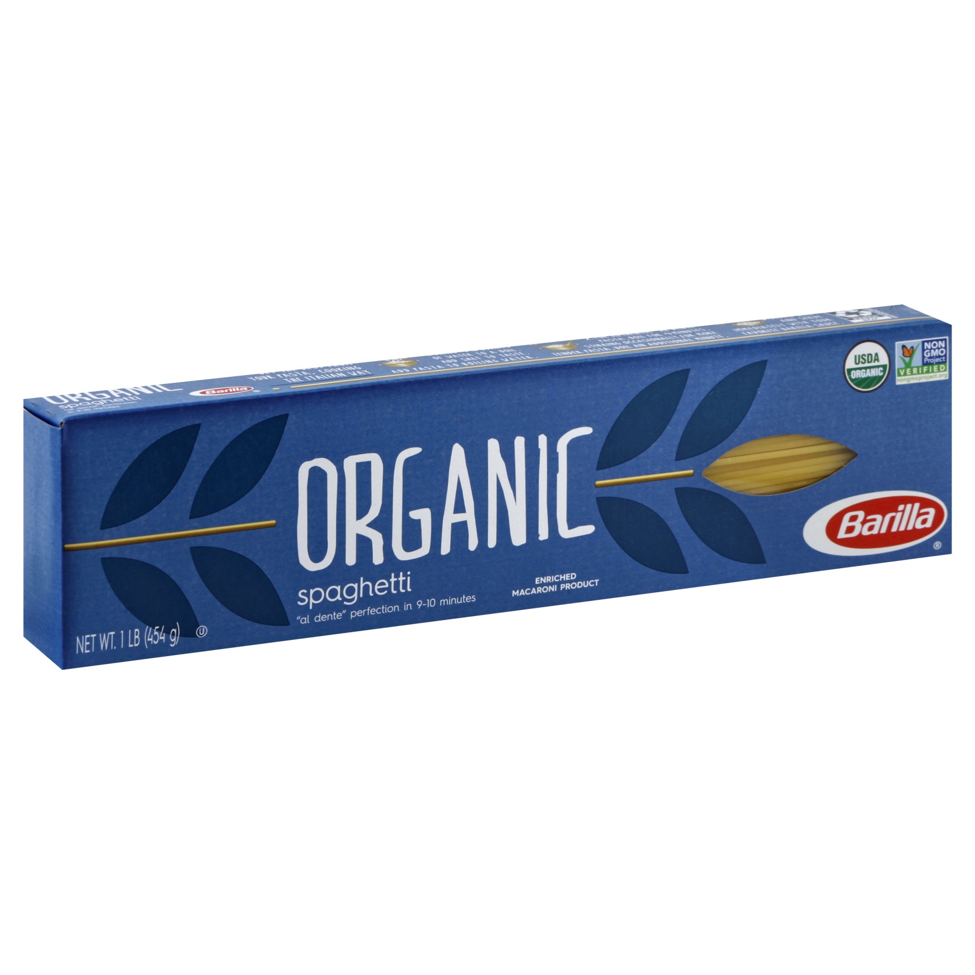 slide 1 of 8, Barilla Organic Spaghetti Pasta, 16 oz