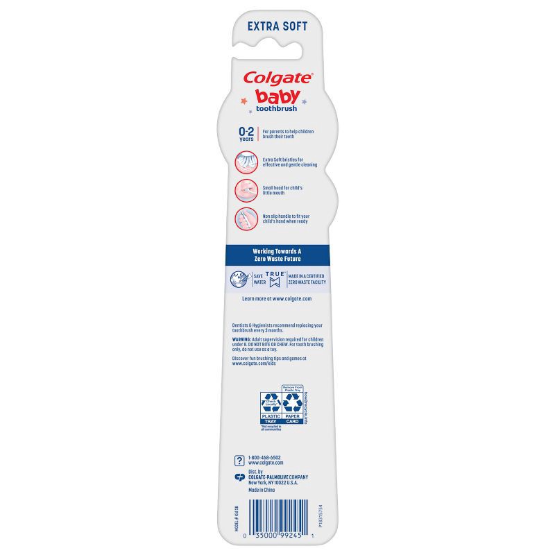slide 8 of 11, Colgate My First Baby and Toddler Toothbrush Extra Soft - 2ct, 2 ct
