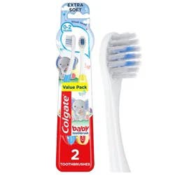 Colgate My First Baby and Toddler Toothbrush Extra Soft - 2ct