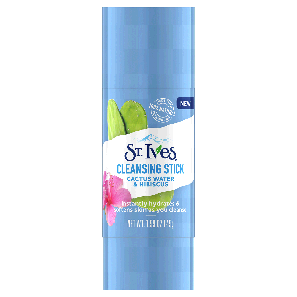 slide 2 of 6, St. Ives Hydration Cactus Water & Hibiscus Cleansing Stick, 1.59 oz