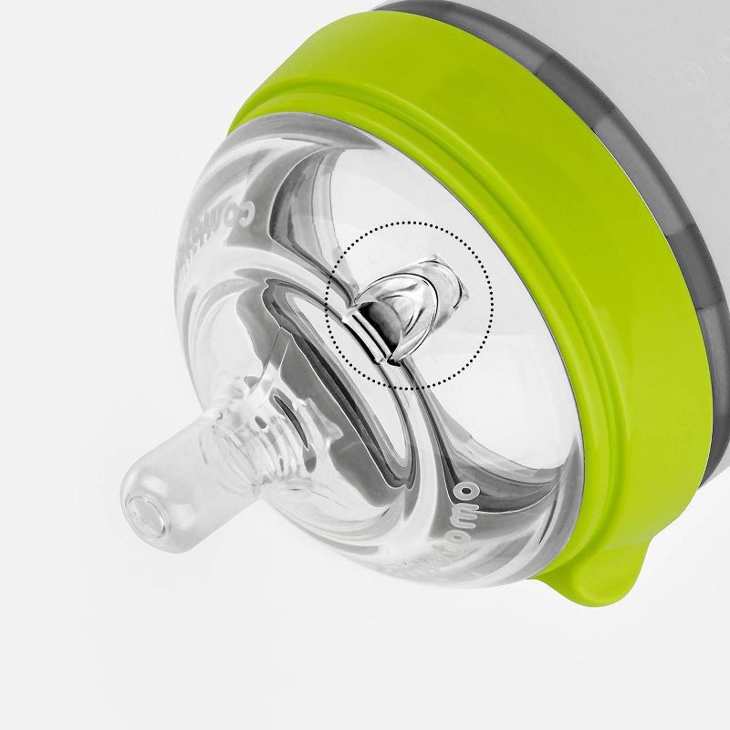 slide 4 of 6, Comotomo Silicone Bottle 5-Oz (2 Pack)- Green, 2 ct