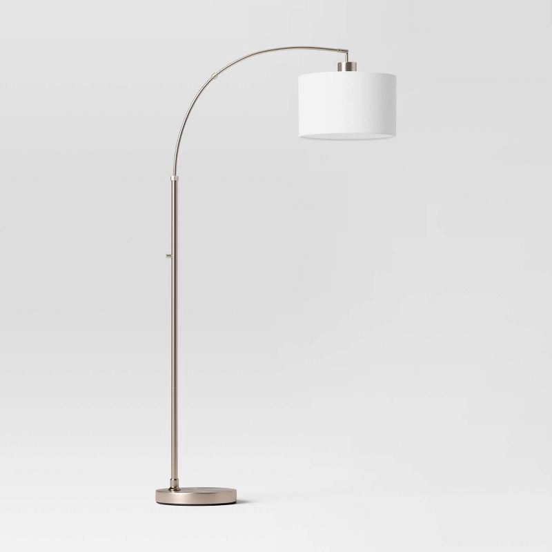 slide 1 of 1, Arc Floor Lamp Silver - Project 62, 1 ct