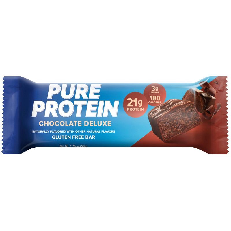 slide 2 of 6, Pure Protein Bar - Chocolate Deluxe - 12ct, 12 ct