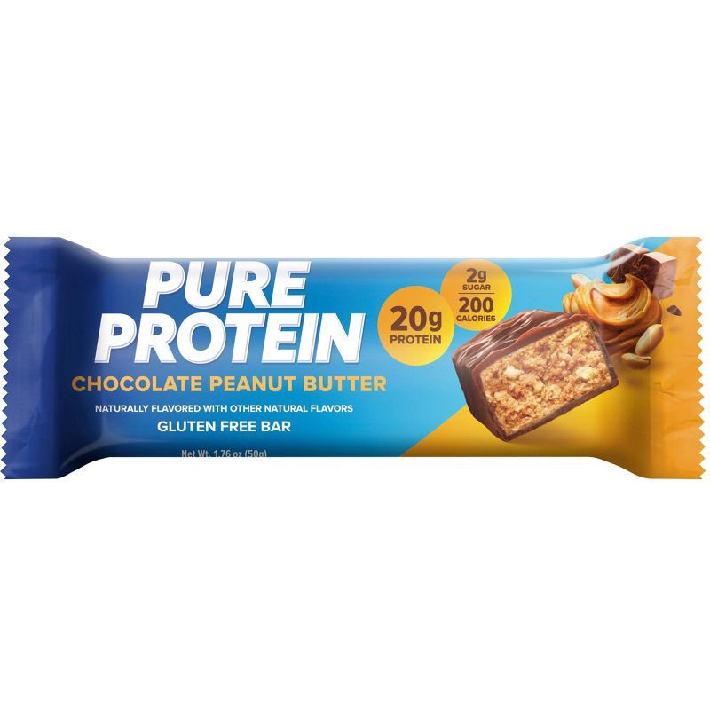 slide 2 of 6, Pure Protein Bar - Chocolate Peanut Butter - 12ct, 12 ct