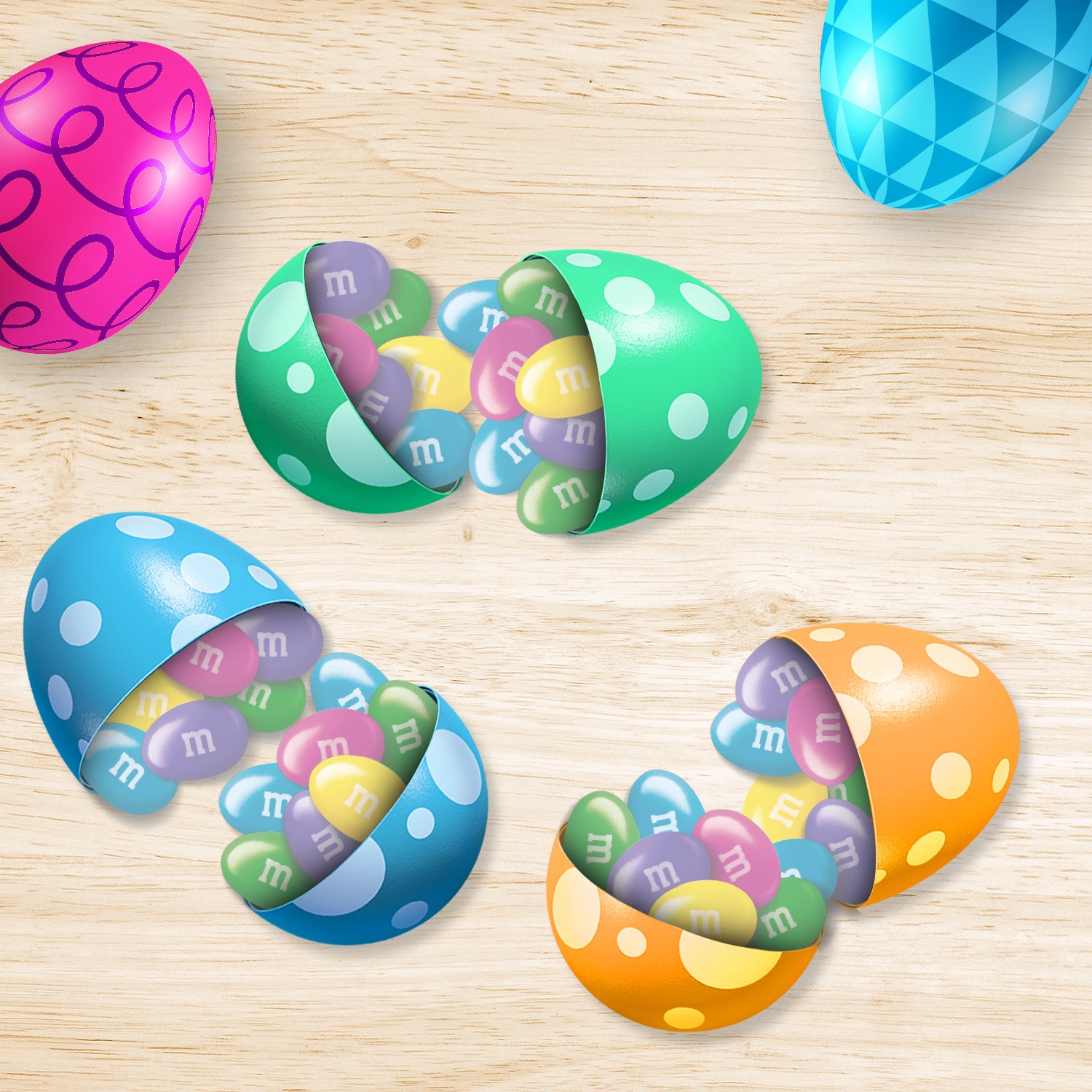 slide 3 of 8, M&M's Peanut Milk Chocolate Pastel Blend Easter Candy, Sharing Size, 3.27 Oz Pack, 3.27 oz