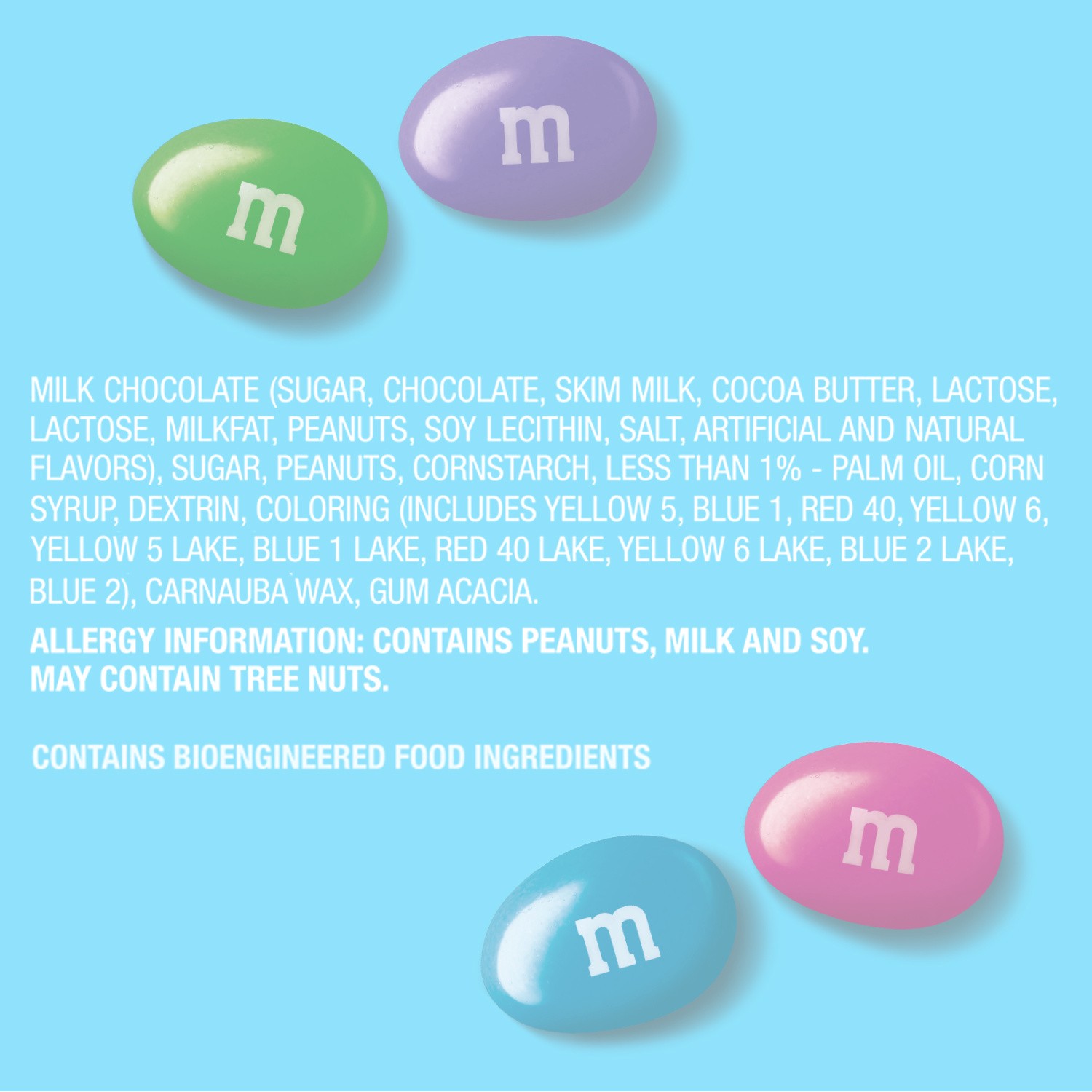 slide 6 of 8, M&M's Peanut Milk Chocolate Pastel Blend Easter Candy, Sharing Size, 3.27 Oz Pack, 3.27 oz