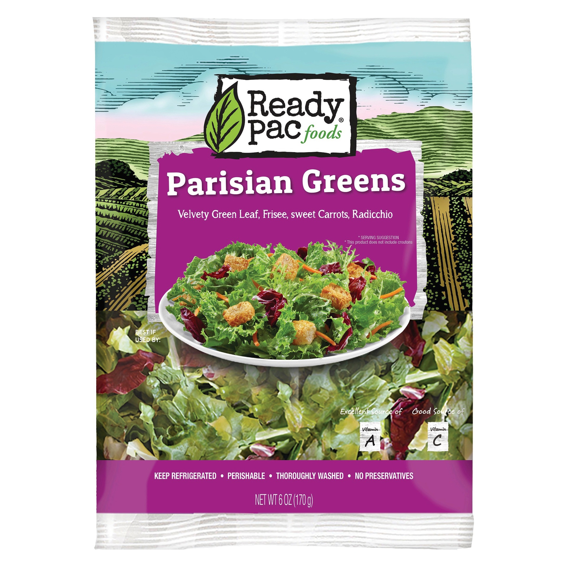 slide 1 of 1, Ready Pac Parisian Greens Salad, 7 oz