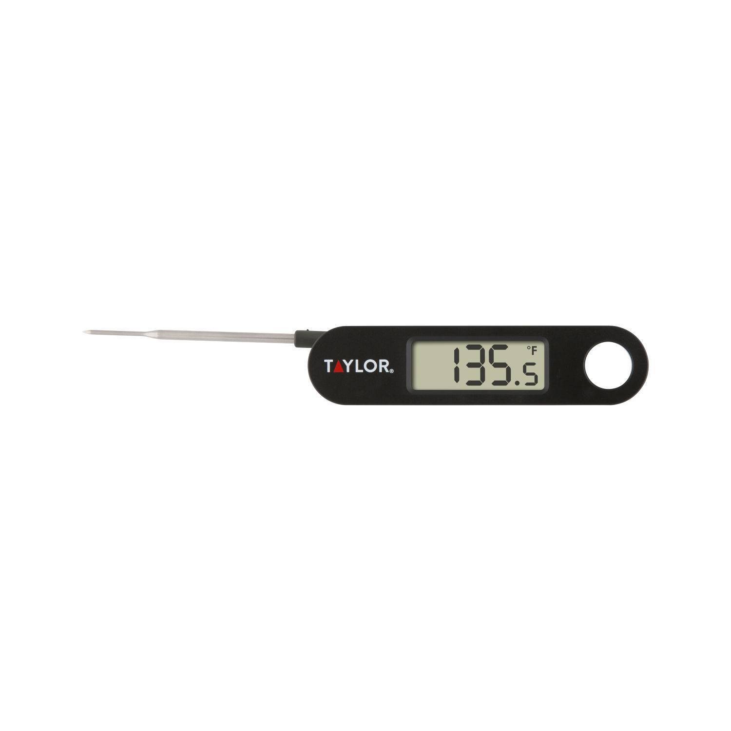 slide 1 of 4, Taylor Compact Digital Folding Probe Kitchen Thermometer, 1 ct