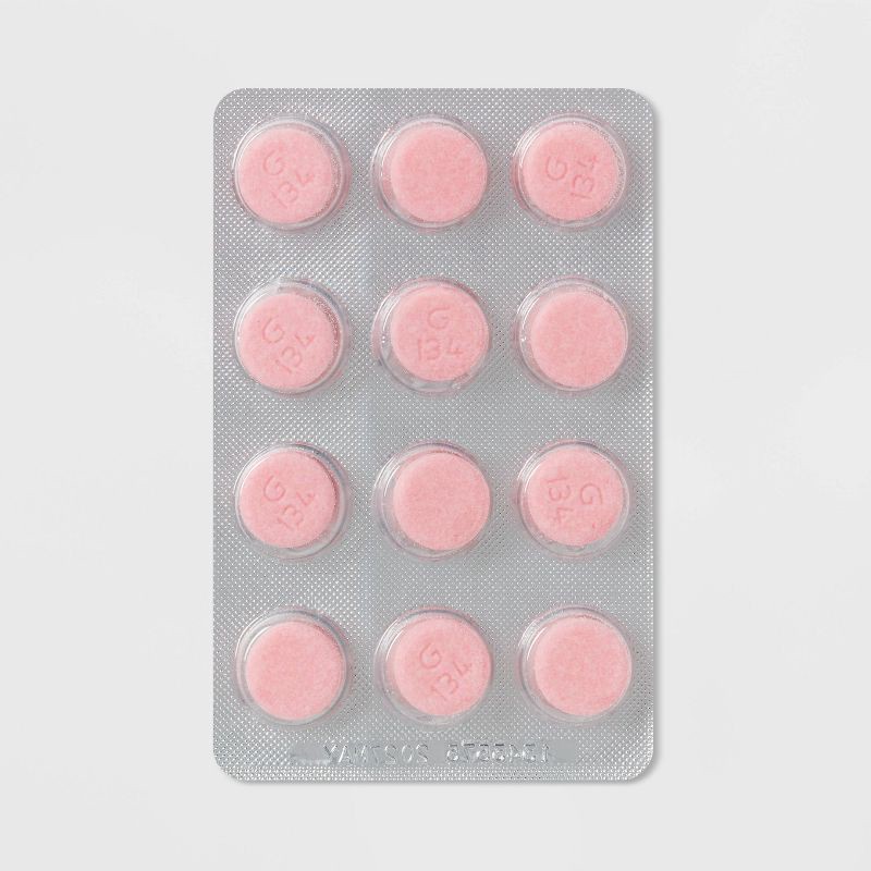 slide 4 of 4, Gas Relief Extra Strength 125mg Chewable Tablets - Cherry Crème - 48ct - up&up™, 125mg, 48 ct