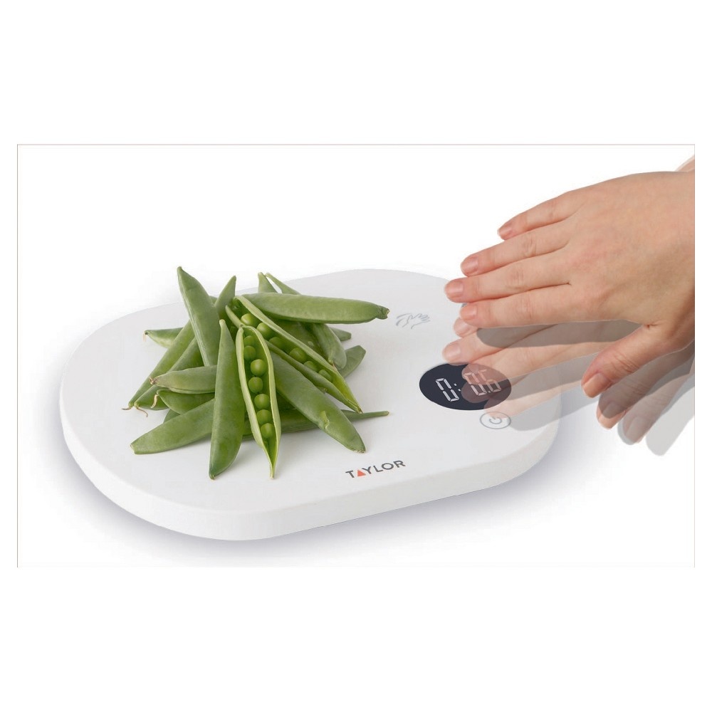 slide 3 of 3, Taylor Touchless Tare Digital Food Scale, 1 ct
