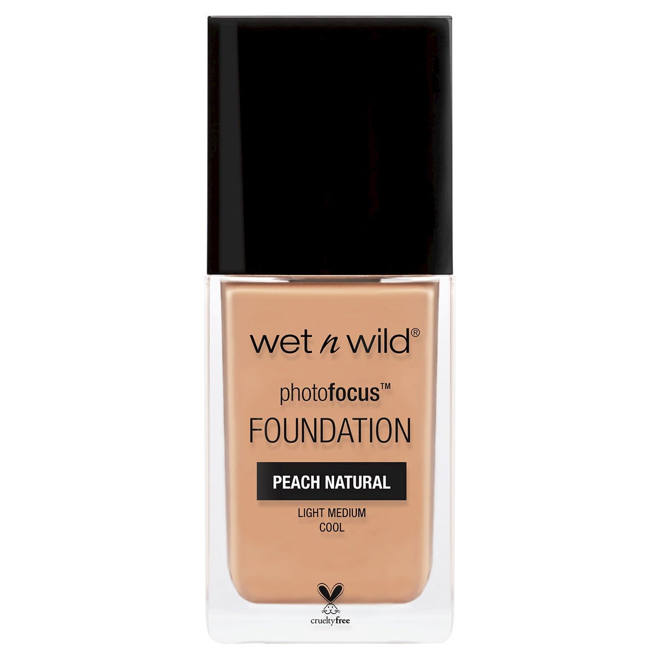 slide 1 of 1, wet n wild Photo Focus Foundation Peach Natural Light Medium, 1 oz