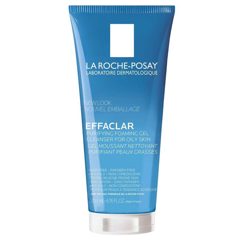 slide 1 of 6, La Roche Posay Effaclar Purifying Foaming Gel Face Cleanser - Unscented - 6.76 fl oz, 6.76 fl oz