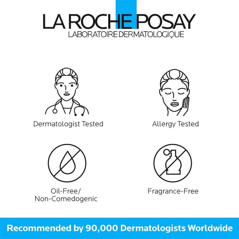 slide 6 of 6, La Roche Posay Effaclar Purifying Foaming Gel Face Cleanser - Unscented - 6.76 fl oz, 6.76 fl oz