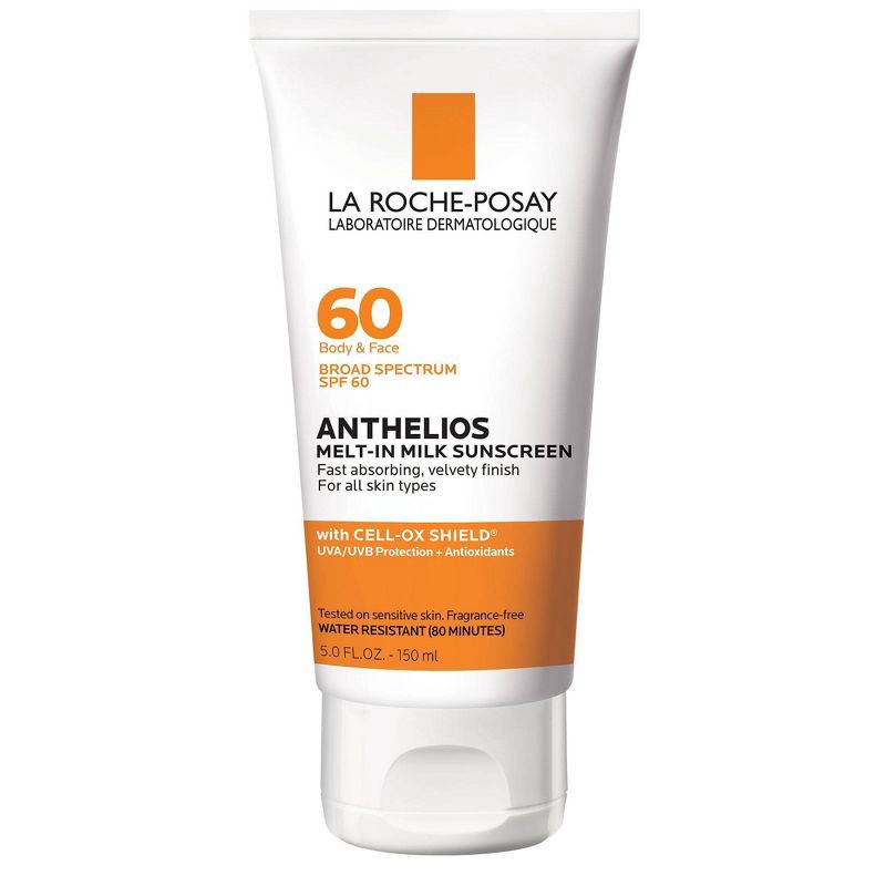 slide 1 of 8, La Roche Posay Anthelios Sunscreen, Melt-In-Milk for Face and Body Sunscreen Lotion - SPF 60 - 5oz​, 0 x 5 oz