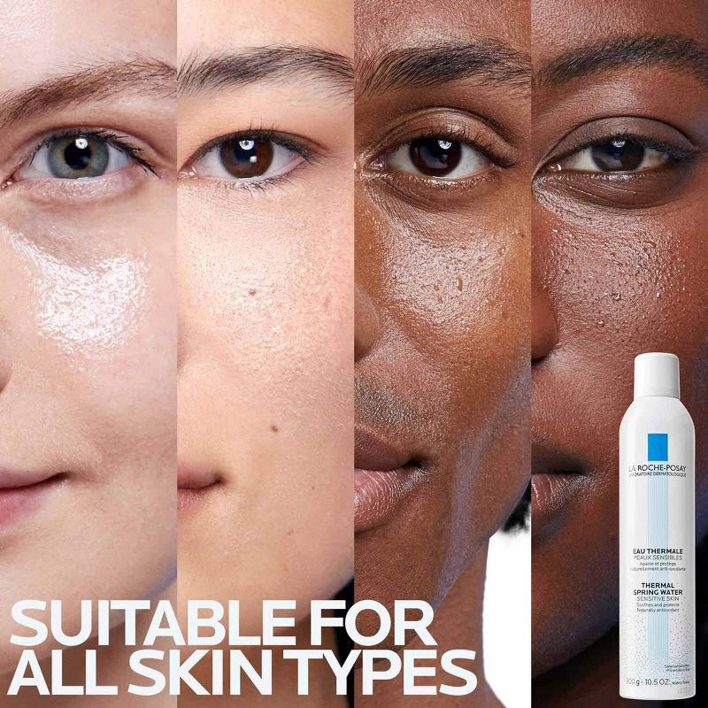 slide 4 of 9, La Roche Posay Thermal Spring Water Face Spray for Sensitive Skin - 5.1 fl oz, 5.1 fl oz