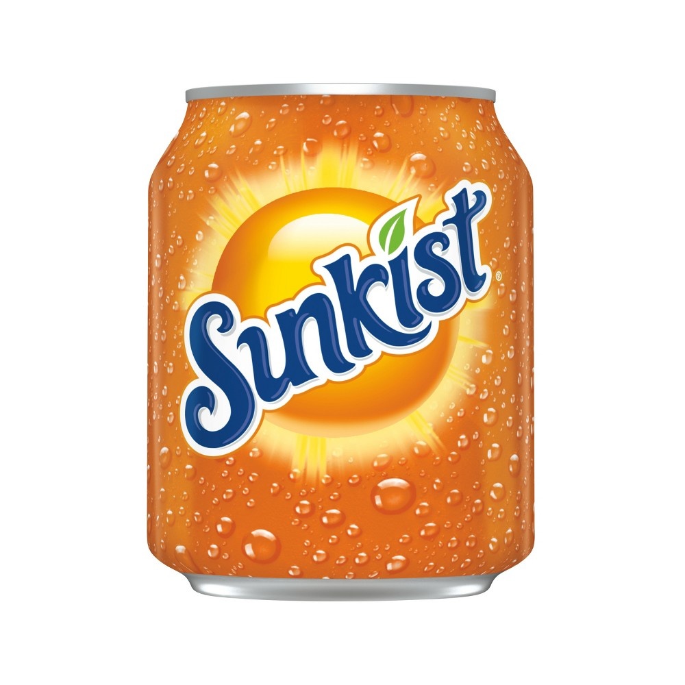 slide 3 of 3, Sunkist Orange Soda, 6 ct, 8 fl oz