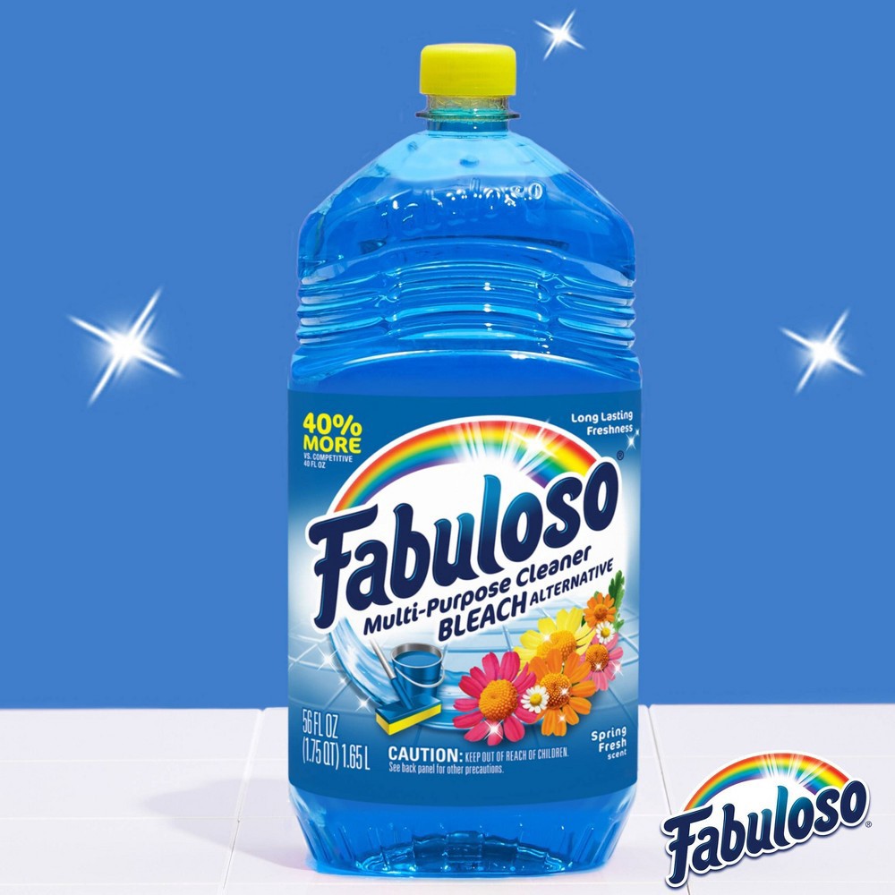 slide 4 of 7, Fabuloso All Purpose Cleaner Concentrate with Bleach Alternative - Spring Fresh - 56 fl oz, 56 fl oz
