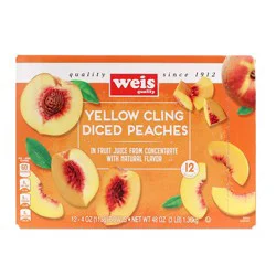 Weis Quality Diced Peaches