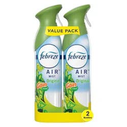 Febreze Odor-Fighting Air Freshener - Gain Original Scent - 8.8oz/2pk
