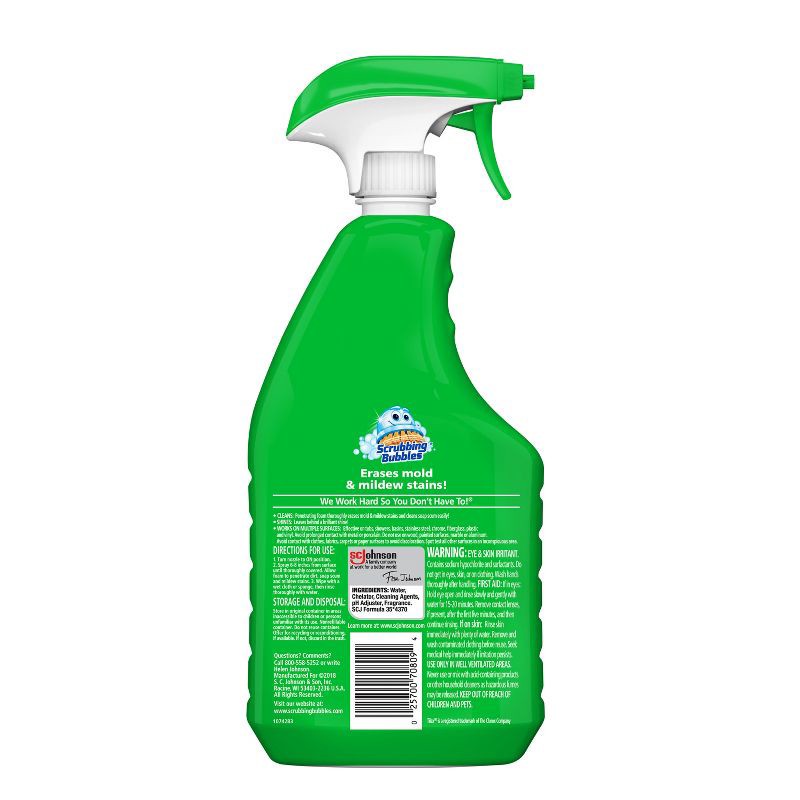 slide 3 of 12, Scrubbing Bubbles Foaming Bleach Spray Bathroom Cleaner - 32 fl oz, 32 oz