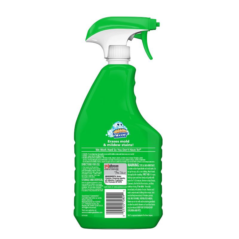 slide 3 of 12, Scrubbing Bubbles Foaming Bleach Spray Bathroom Cleaner - 32 fl oz, 32 fl oz