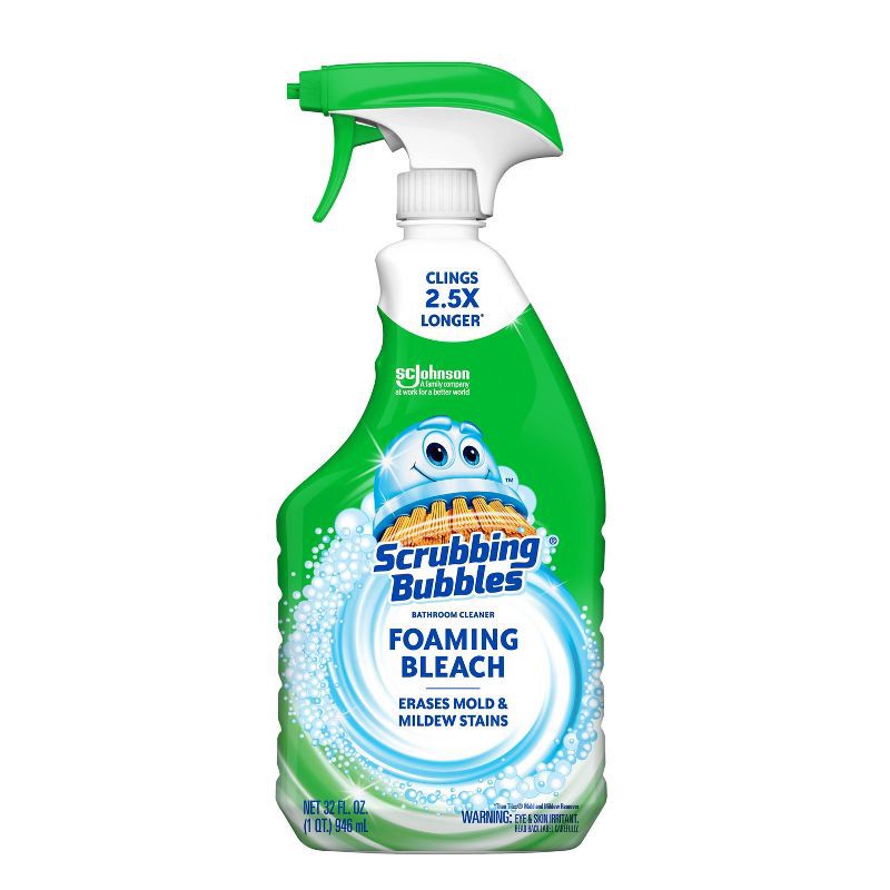 slide 4 of 12, Scrubbing Bubbles Foaming Bleach Spray Bathroom Cleaner - 32 fl oz, 32 fl oz
