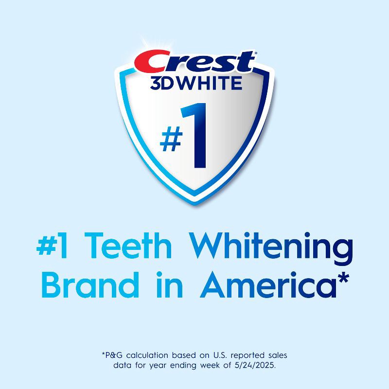slide 9 of 12, Crest 3D White Advanced Teeth Whitening Toothpaste - Arctic Fresh - 3.3oz/2pk, 3.3 oz, 2 ct