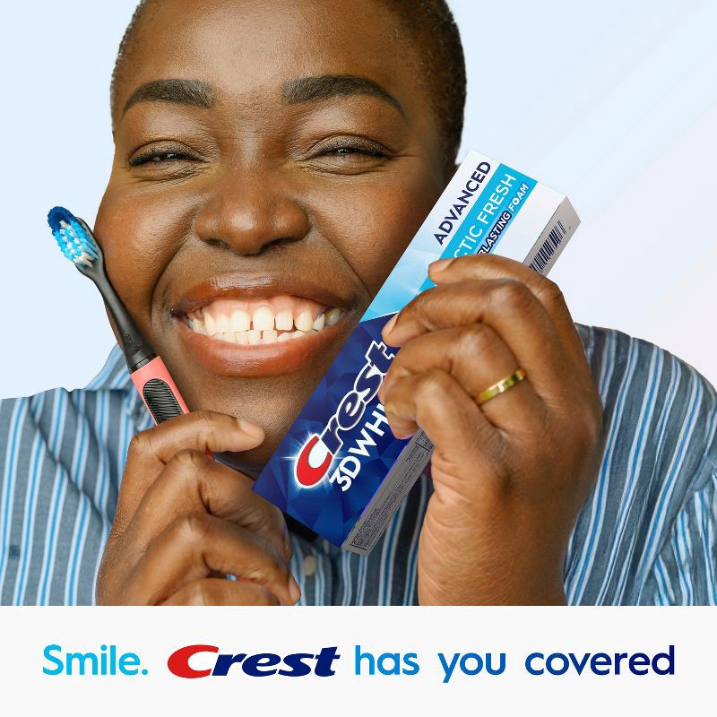 slide 10 of 12, Crest 3D White Advanced Teeth Whitening Toothpaste - Arctic Fresh - 3.3oz/2pk, 3.3 oz, 2 ct