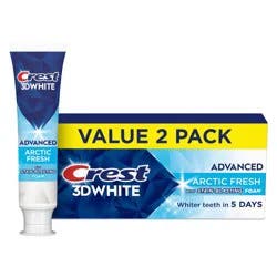 Crest 3D White Advanced Teeth Whitening Toothpaste - Arctic Fresh - 3.3oz/2pk