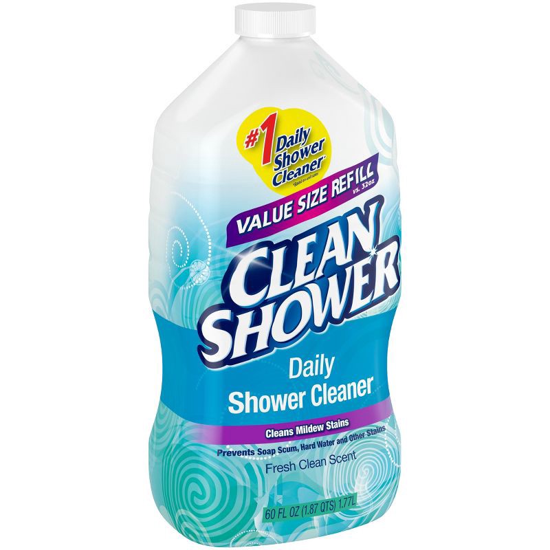 Clean Shower Daily Shower Cleaner Refill Fresh Clean Scent 60 fl oz
