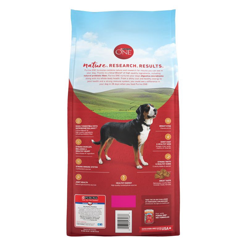 slide 3 of 8, Purina ONE SmartBlend Natural Dry Dog Food with Chicken & Rice - 8lbs, 8 lb