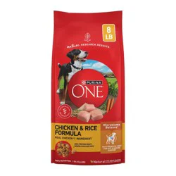 Purina ONE SmartBlend Natural Dry Dog Food with Chicken & Rice - 8lbs
