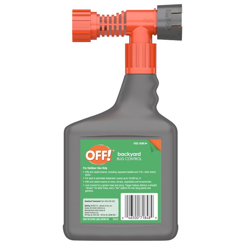 slide 12 of 14, OFF! Backyard Pretreat Outdoor Mosquito Repellent Bug Spray - 32oz, 32 oz