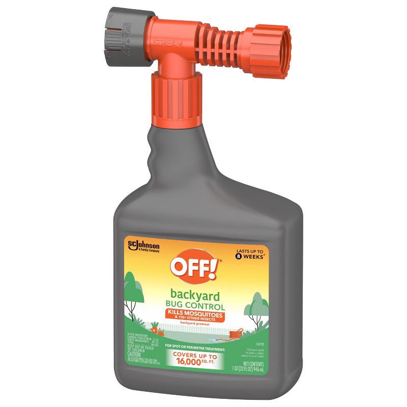slide 13 of 14, OFF! Backyard Pretreat Outdoor Mosquito Repellent Bug Spray - 32oz, 32 oz