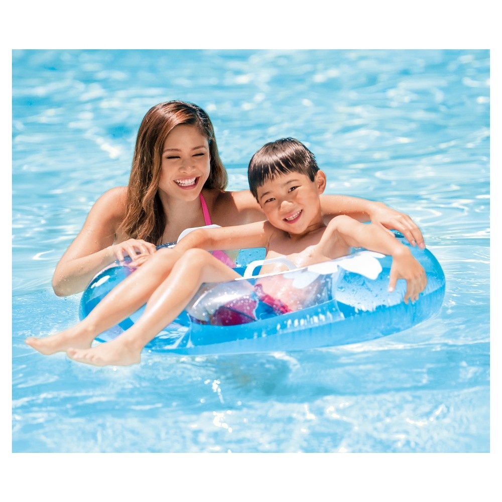 slide 5 of 6, Intex Clear Color Inflatable Pool Tube Float - Colors May Vary, 38 in