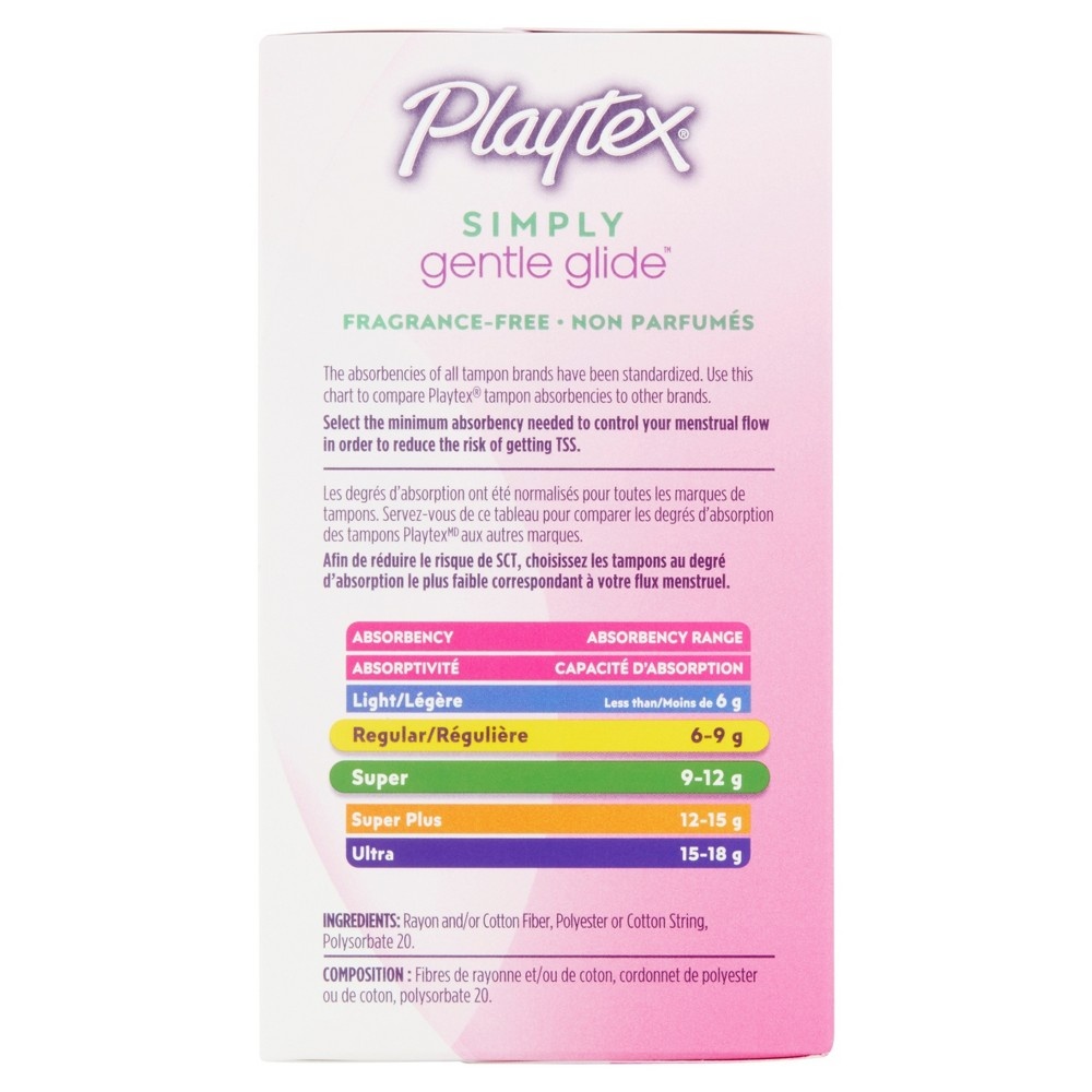 slide 2 of 3, Playtex Gentle Glide Plastic Applicator Unscented Multipack Regular And Super Absorbency Tampons, 36 ct