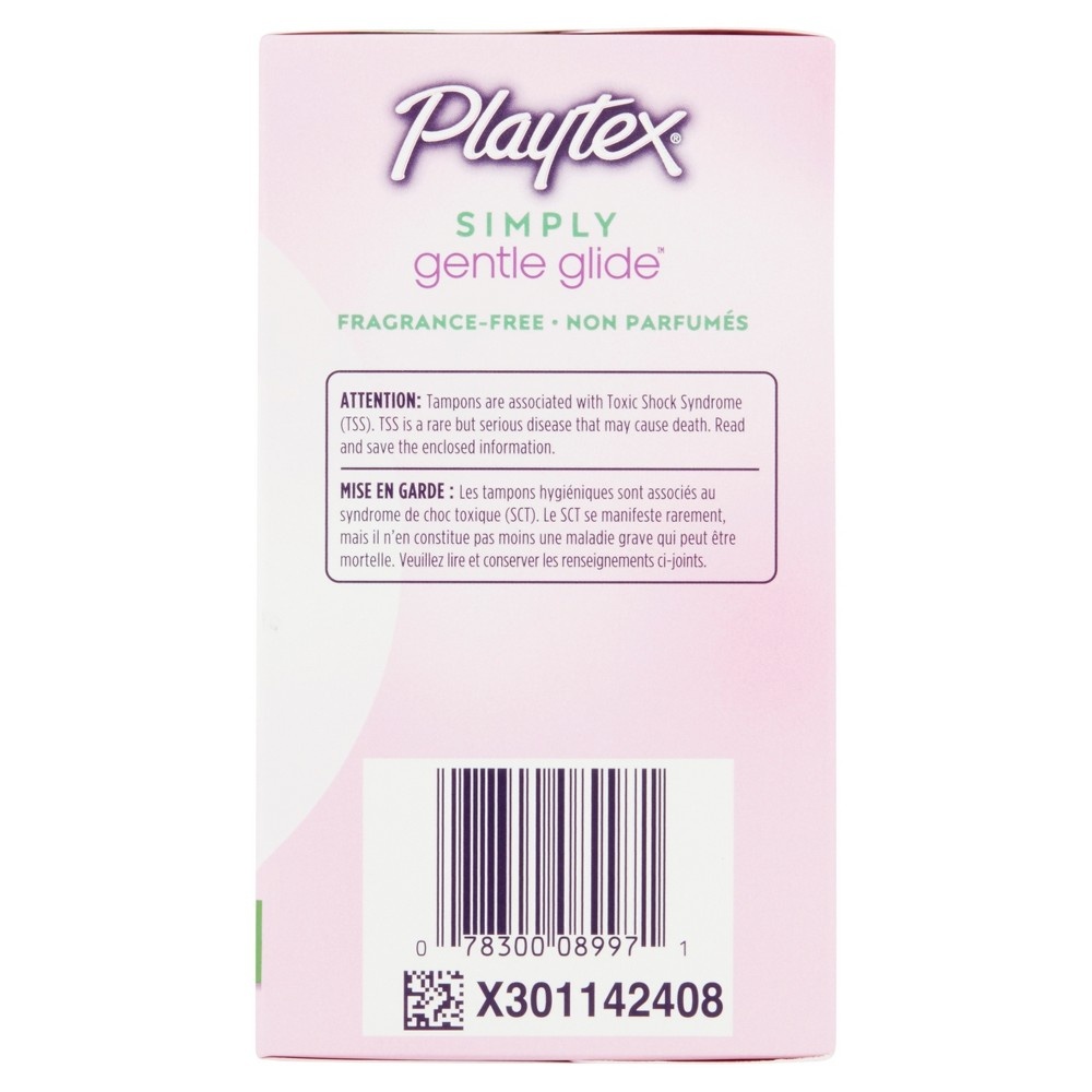 slide 3 of 3, Playtex Gentle Glide Plastic Applicator Unscented Multipack Regular And Super Absorbency Tampons, 36 ct