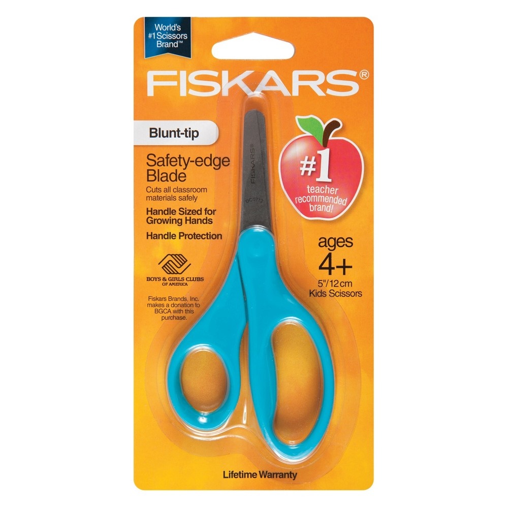 slide 10 of 13, Fiskars Blunt-Tip Kids Scissors, 5 in