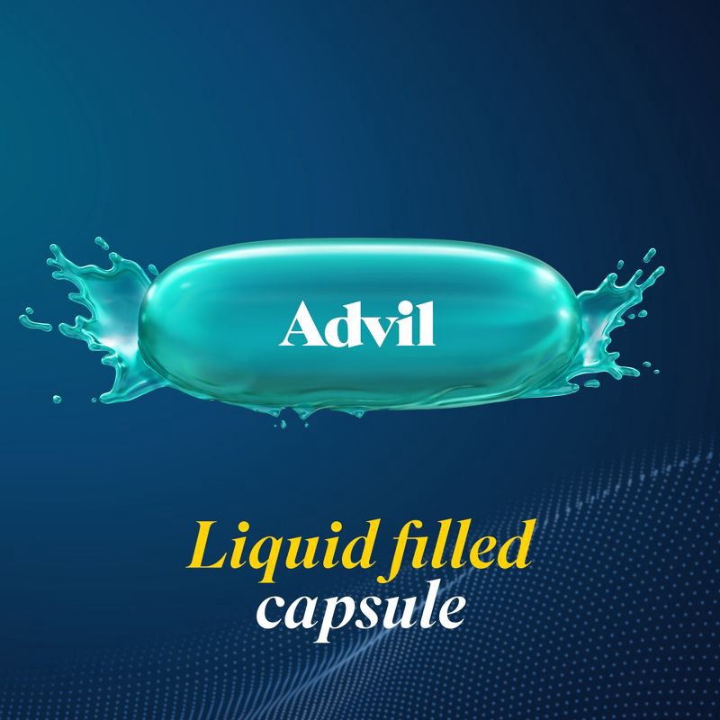 slide 9 of 9, Advil Liqui-Gels Pain Reliever/Fever Reducer Liquid Filled Capsules - Ibuprofen (NSAID) - 160ct, 160 ct