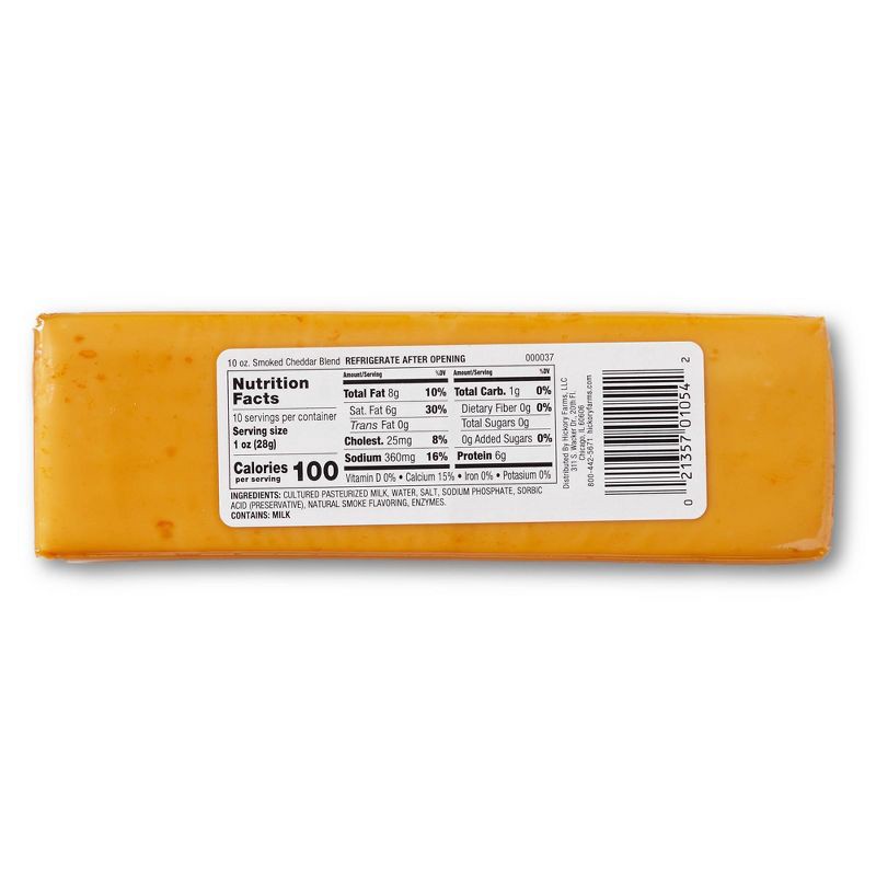 slide 2 of 4, Hickory Farms Hickory Farm Smoked Cheddar Blend Cheese - 10oz, 10 oz