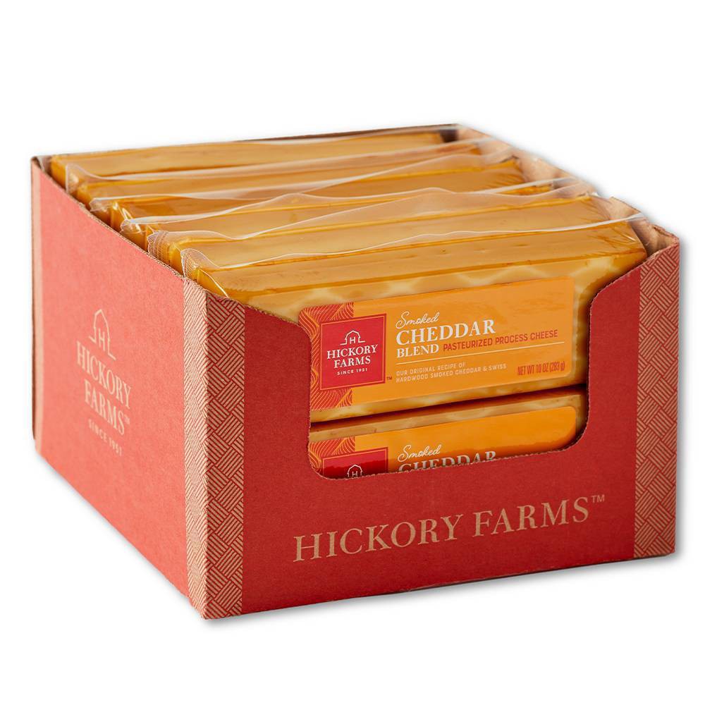 slide 4 of 4, Hickory Farms Hickory Farm Smoked Cheddar Blend Cheese - 10oz, 10 oz
