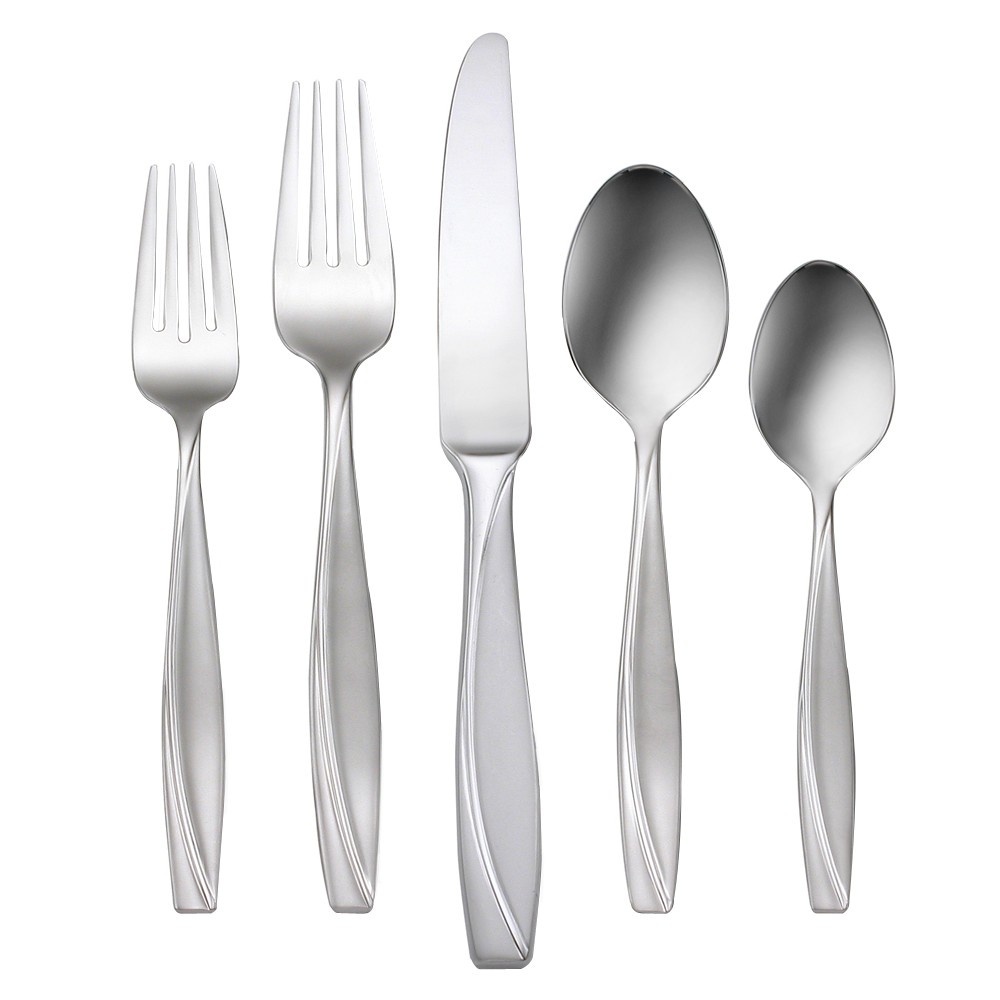 slide 1 of 2, Oneida Camlynn Silverware Set, 45 ct