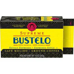 Cafe Bustelo Café Bustelo Supreme Espresso-Style Medium Dark Roast Ground Coffee - 10oz