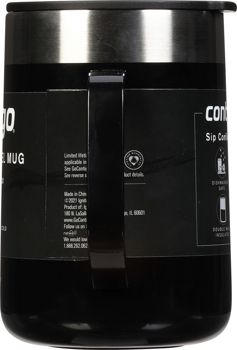 slide 9 of 9, Contigo Stainless Steel Vacuum-Insulated Mug with Handle and Splash-Proof Lid, Licorice, 1 ct