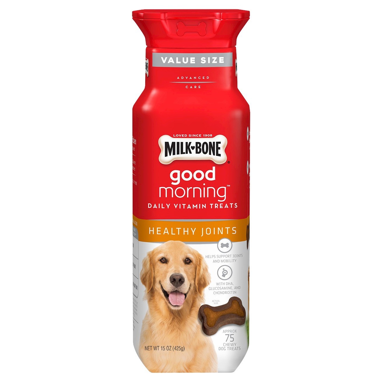 slide 1 of 3, Milk-Bone Good Morning Healthy Joints Chicken Flavor Daily Vitamin Treats for Dogs - 15oz, 15 oz