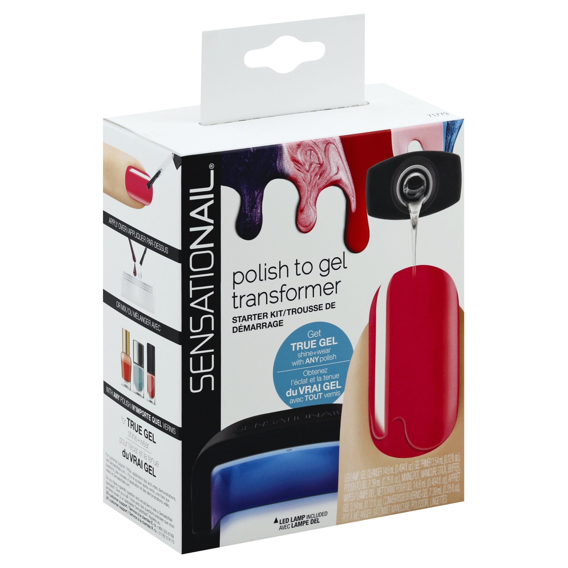 slide 1 of 1, Sensationail Polish to Gel Transformer Kit, 1 ct