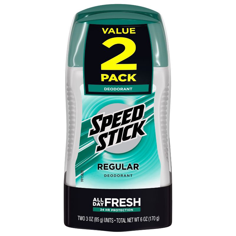 slide 1 of 9, Speed Stick Aluminum Free Men's Deodorant - Regular - 3oz/2pk, 2 ct; 3 oz